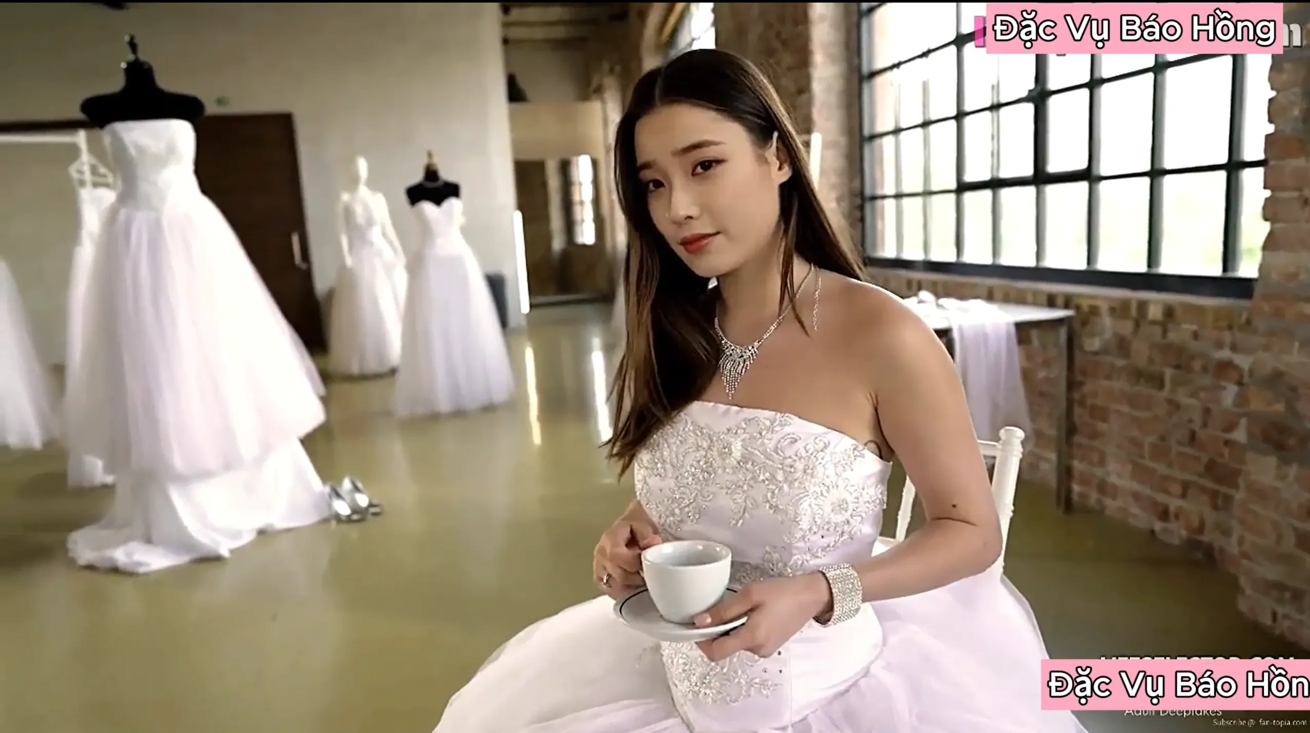 Trying on Wedding Dresses—One Last Night Before the Wedding